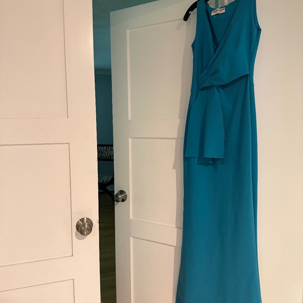 Chiara Boni La Petite Robe  teal gown
